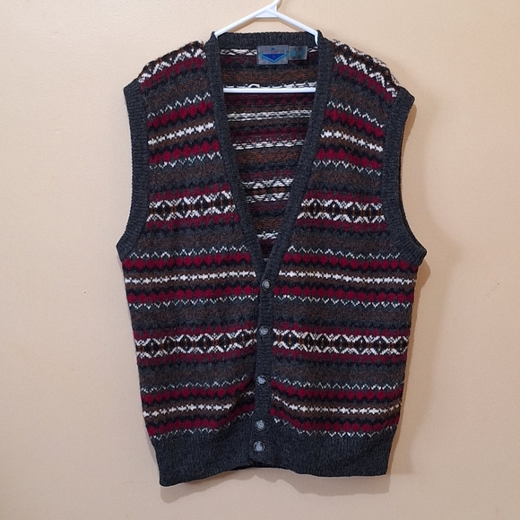 Etchings Vintage Wool Sweater Vest - Picture 1 of 4